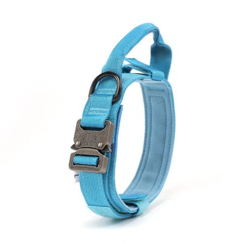 Tactical Dog Collar Military Dog Collar Adjustable Nylon Dog Collar Heavy Duty Metal Buckle with Handle for Dog Training Tactical Dog Collar Military Dog Collar Adjustable Nylon Dog Collar Heavy Duty Metal Buckle with Handle for Dog Training